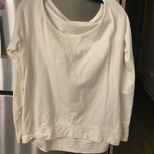 Lululemon long sleeve white tank